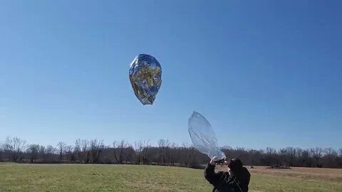 Сбитый воздушный шар над балашихой