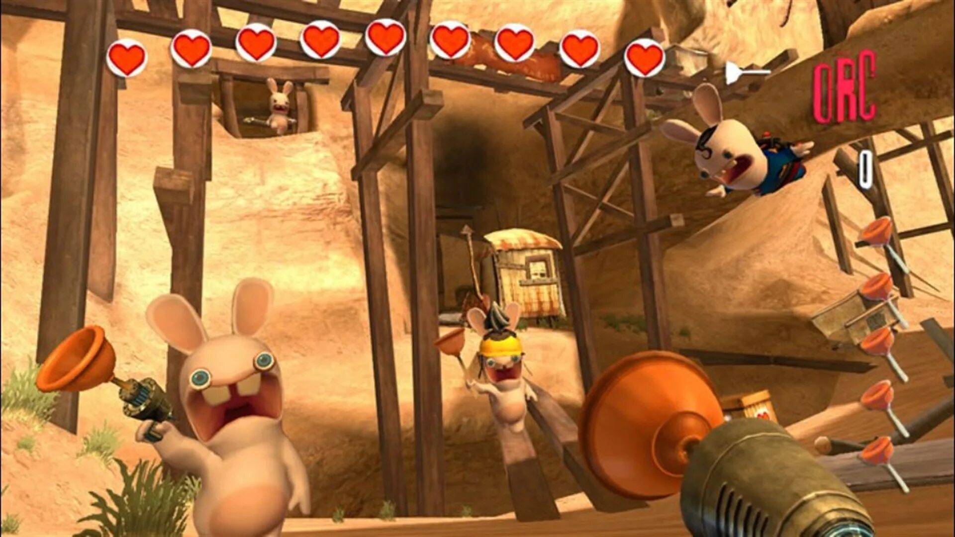 Raving rabbids игра. Рейман игра с зайцами. Rayman raving rabbids игра. Компьютерная игра зайцы. Рейман кролики.