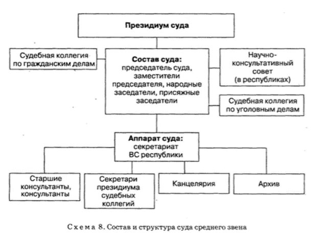 Структура суда общей юрисдикции среднего звена. Схема судов областного звена РФ. Структура областного суда схема. Состав областного суда РФ схема. Президиум верховного областного суда