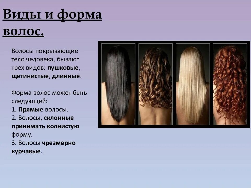 Как описать волосы девушки