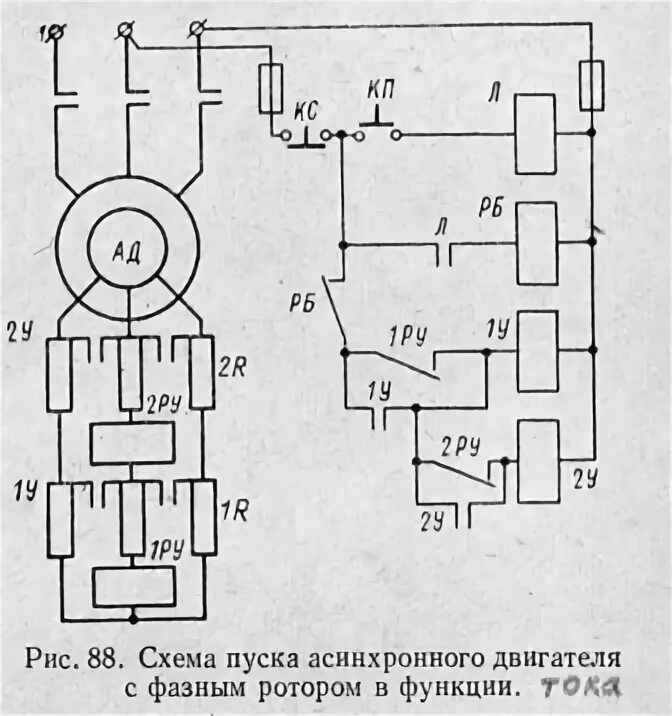 Подключение двигателей с фазным ротором. Схема пуска асинхронного двигателя с фазным ротором. реверсивная схема управления асинхронным двигателем. асинхронный двигатель с фазным ротором схема. реакторный пуск асинхронного двигателя.