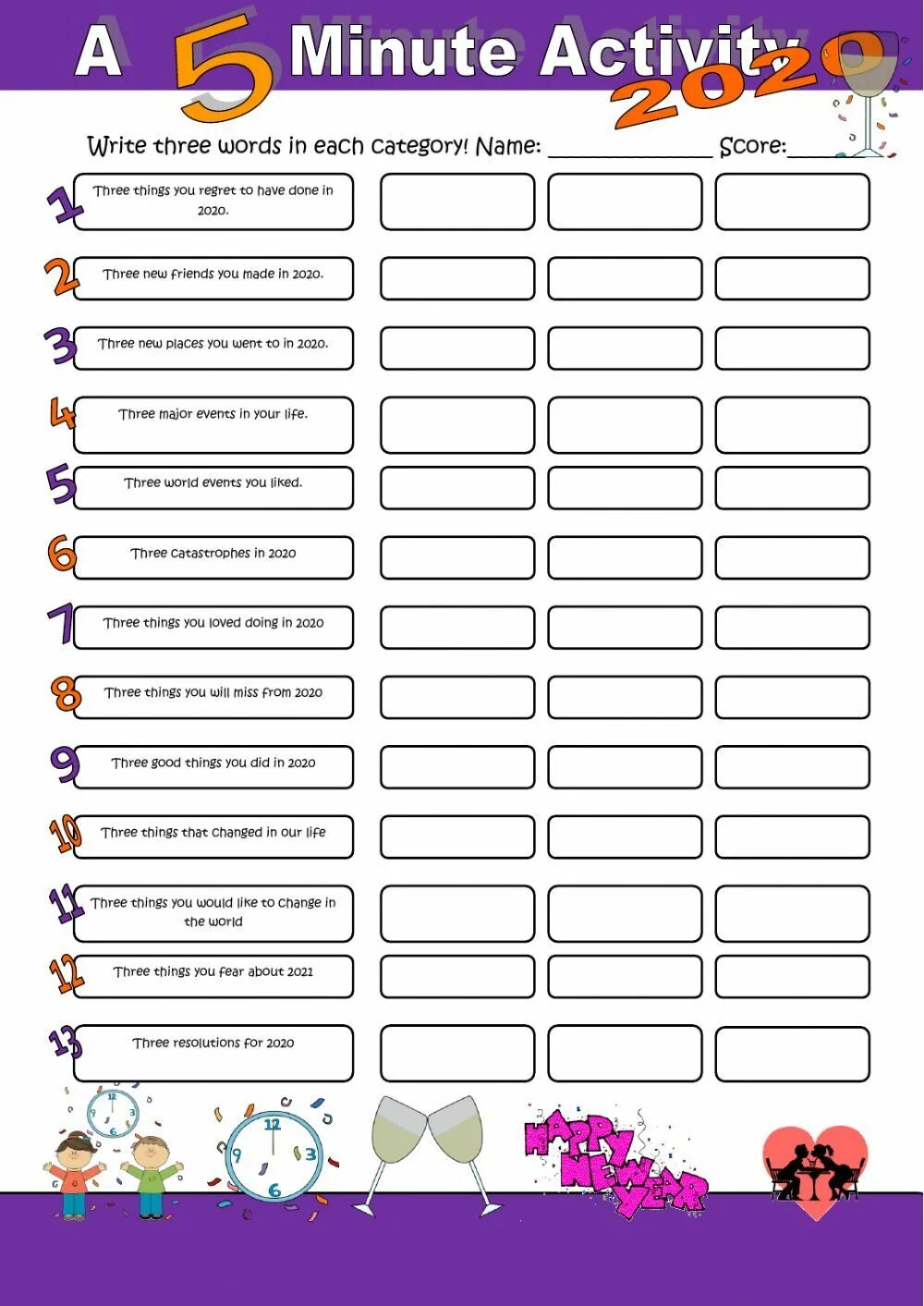 Three write up. Английский упражнения 5 minutes activities. 5 Minute activities for children. 5 Minute activity. 5 Minute activity English.