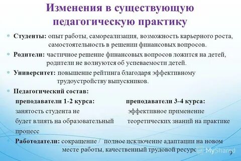 Какие есть педагогические практики