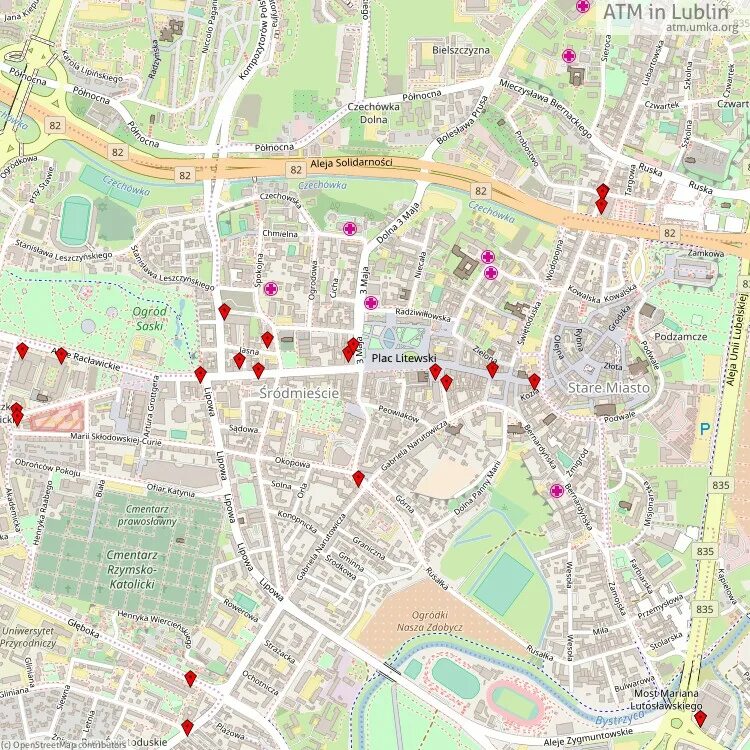 карта люблина. люблин польша на карте. люблин карта достопримечательностей. люблино польша на карте. карта польши с городами.