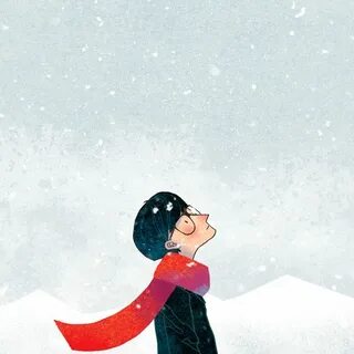 Look it is snowing