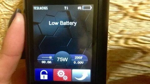 Пишет low battery