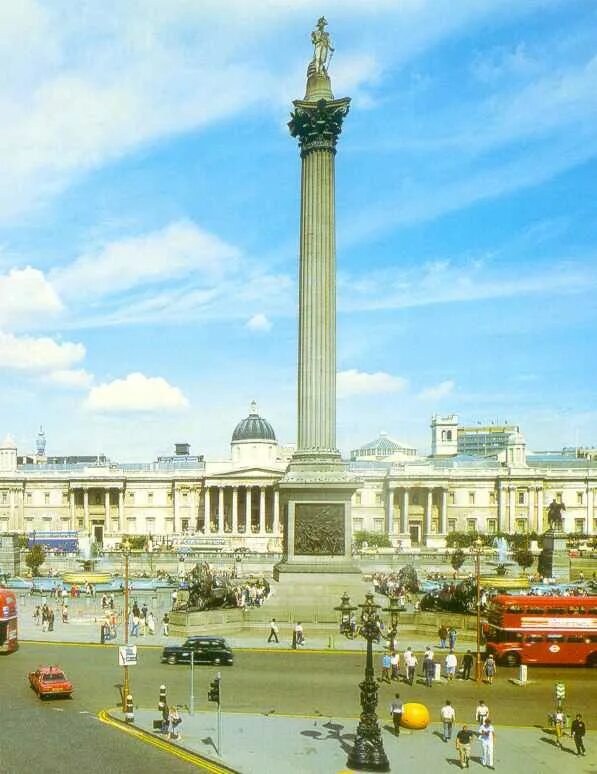 When was trafalgar square built in