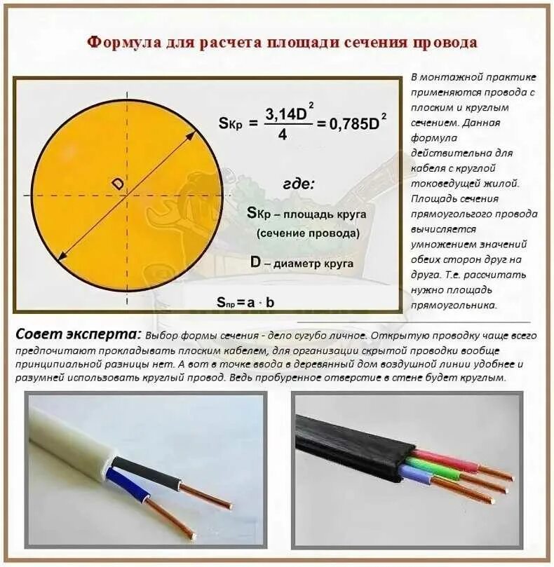 Сечение провода по потребителю. Как узнать сечение кабеля по диаметру. Как посчитать сечение провода в квадратах. Как посчитать сечение кабеля по диаметру жилы. Кабель диаметр сечение таблица.