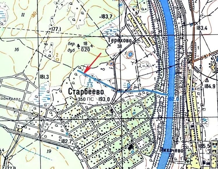 Карта ров. Противотанковый ров Колпино. Противотанковый ров на карте. Старбеево Старая карта. Старбеево на карте.