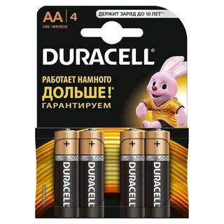 Батарейки duracell aa