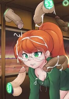 shadowfenrir, tulip beetleguise van helsing, infinity train, cum, cum in ha...