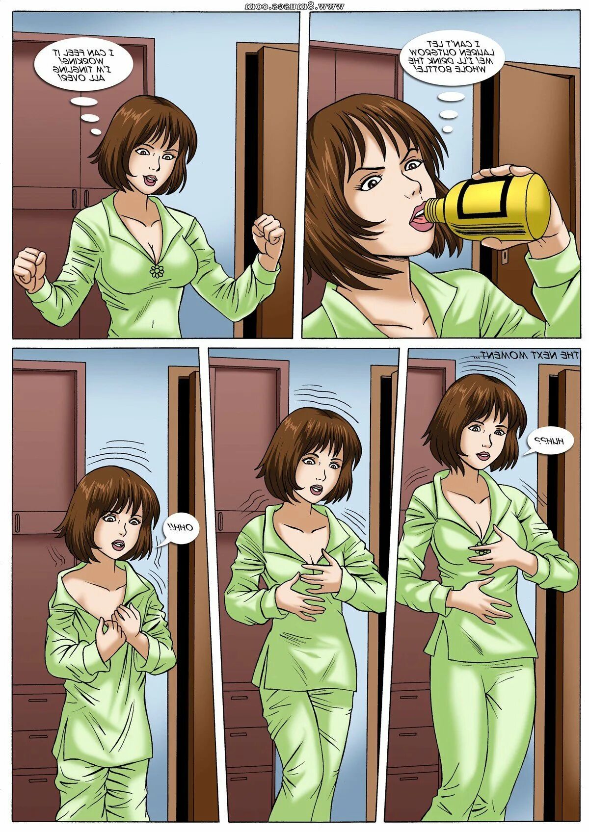 Comics regression. Комиксы age regression. превращение в младенца комикс. аниме age regression. комиксы age regression анна.
