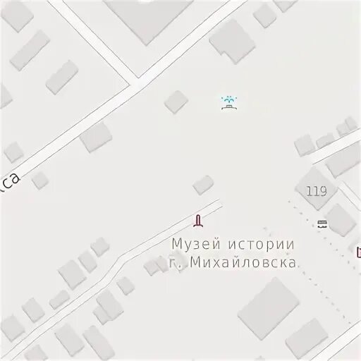 Карта михайловска с улицами и домами