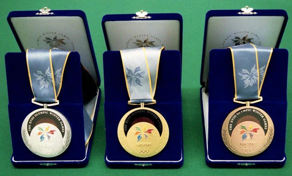 Зимняя олимпийская игра 1998 года. Медали Нагано 1998. Олимпийская медаль 1998. Медали Олимпийских игр 1998 Нагано.