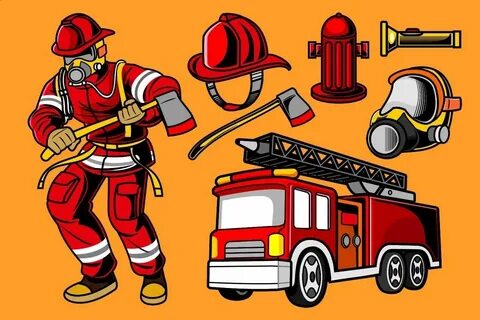 Профессия пожарный для детей