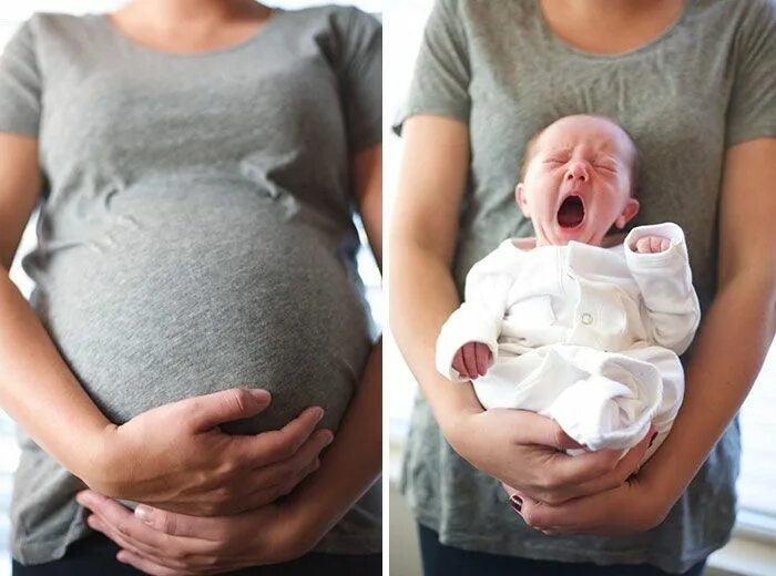 До и после рождения ребенка родители Родители делятся фотографиями до и после рождения детей Интересное в сети! L