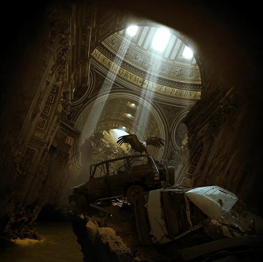 Дома параллельные миры. Михал карч (michal karcz). атмосферный арт. параллельные миры. параллельный мир арт.
