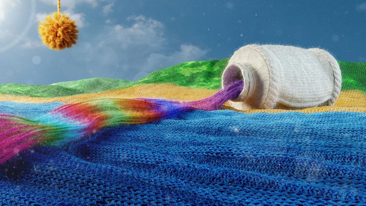 Вязание из остатков пряжи. Книттинг. Вязан и д. Вязан и д. Бактус leftie.