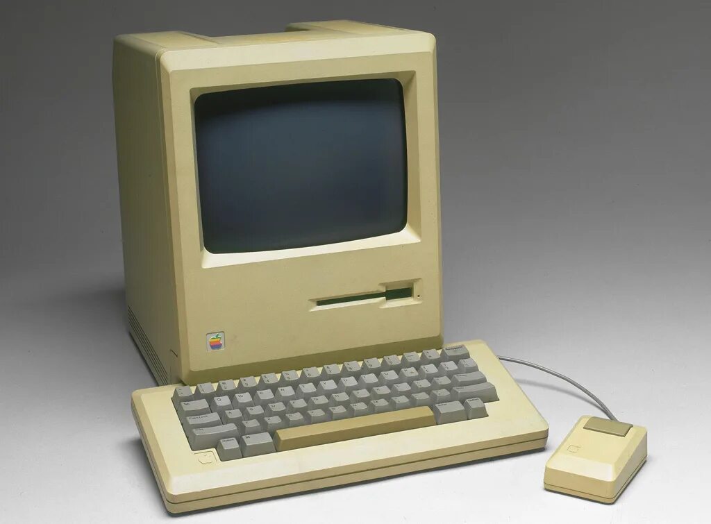 Какой компанией был разработан первый персональный компьютер. Macintosh 128k. компьютер apple macintosh (1984). компьютер макинтош 1984. apple macintosh 1.