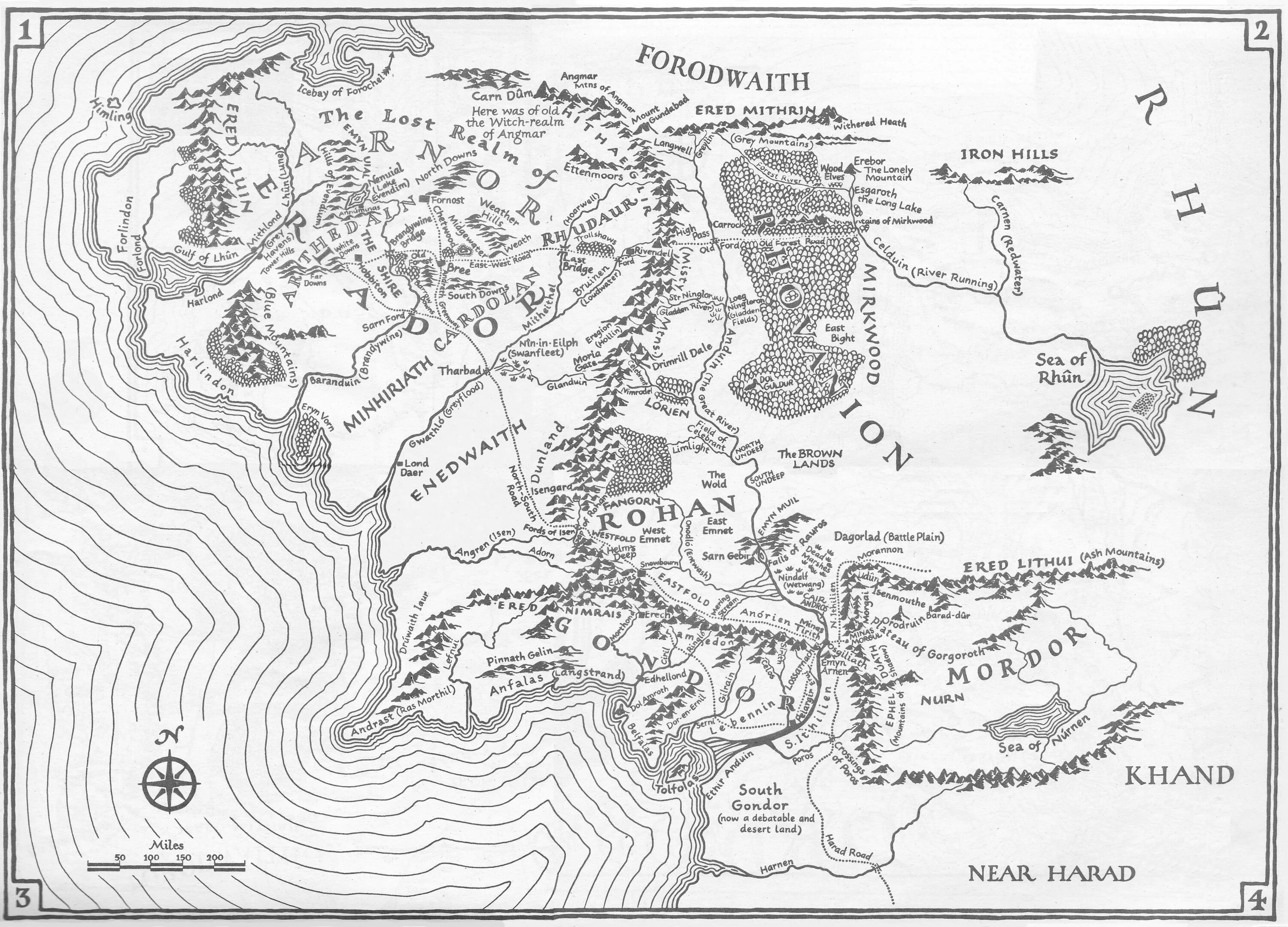 Карта Средиземья Толкиена. Джон Рональд Руэл Толкин карта Средиземья. Карта Средиземья Властелина колец. Карта Средиземья в книге Властелин колец Толкина. Как называются части властелина колец