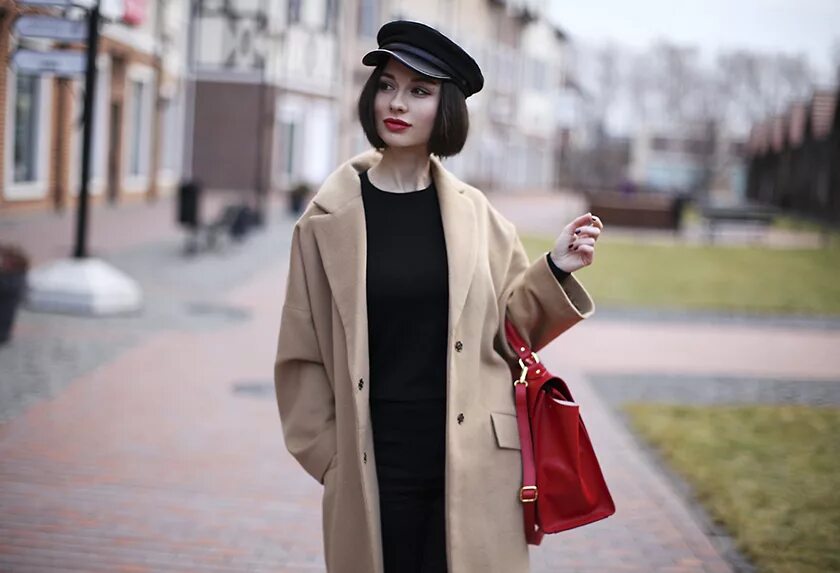 Шляпа с пальто женское. Девушка в пальто. Шляпка к пальто. Образ француженки. Без шляпы и пальто