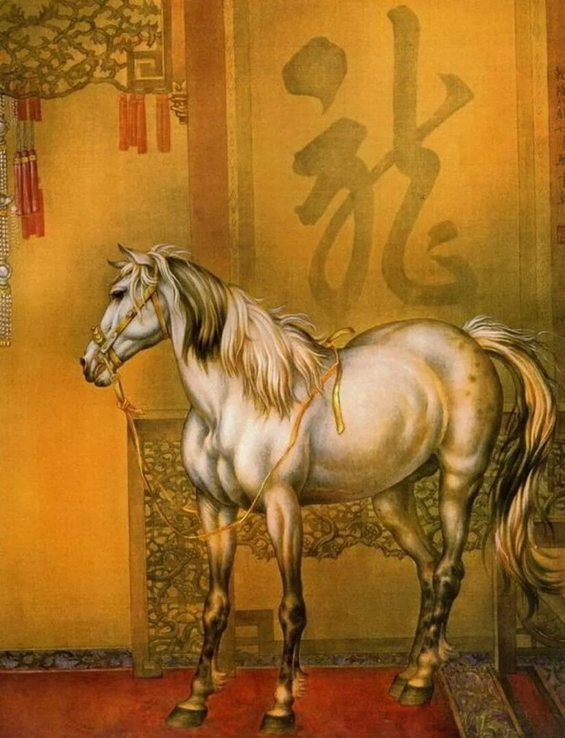 Лошади в искусстве. Лошадь китайская живопись. Картина лошади. Лошади в искусстве Китая.