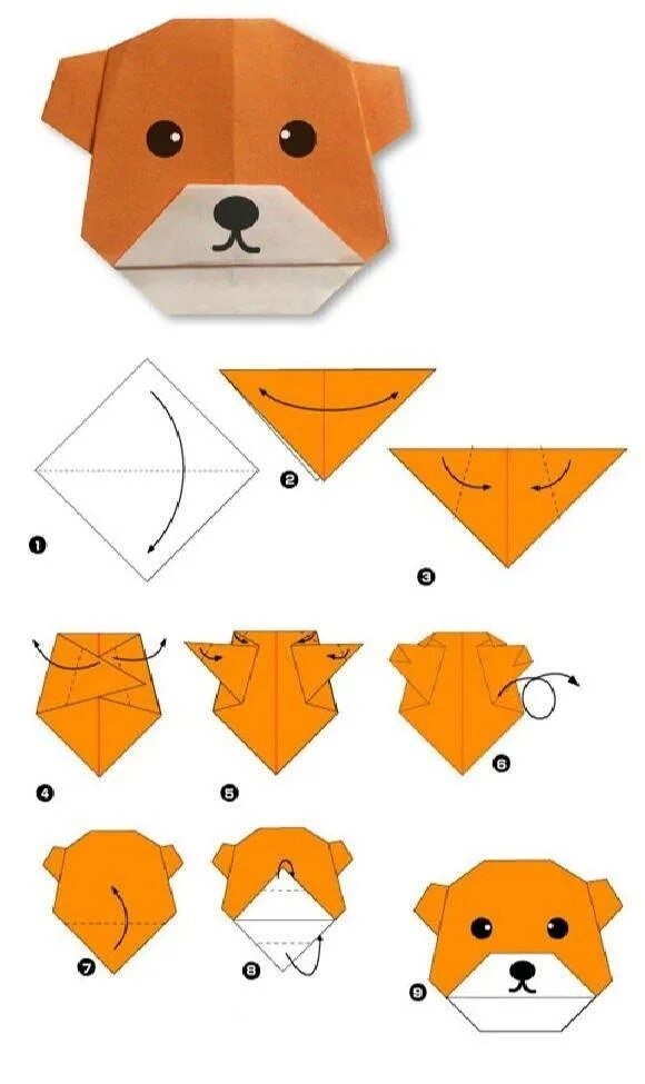 Поделки оригами из бумаги своими руками пошагово. Оригами для детей. Оригами из бумаги для детей. Легкие оригами.