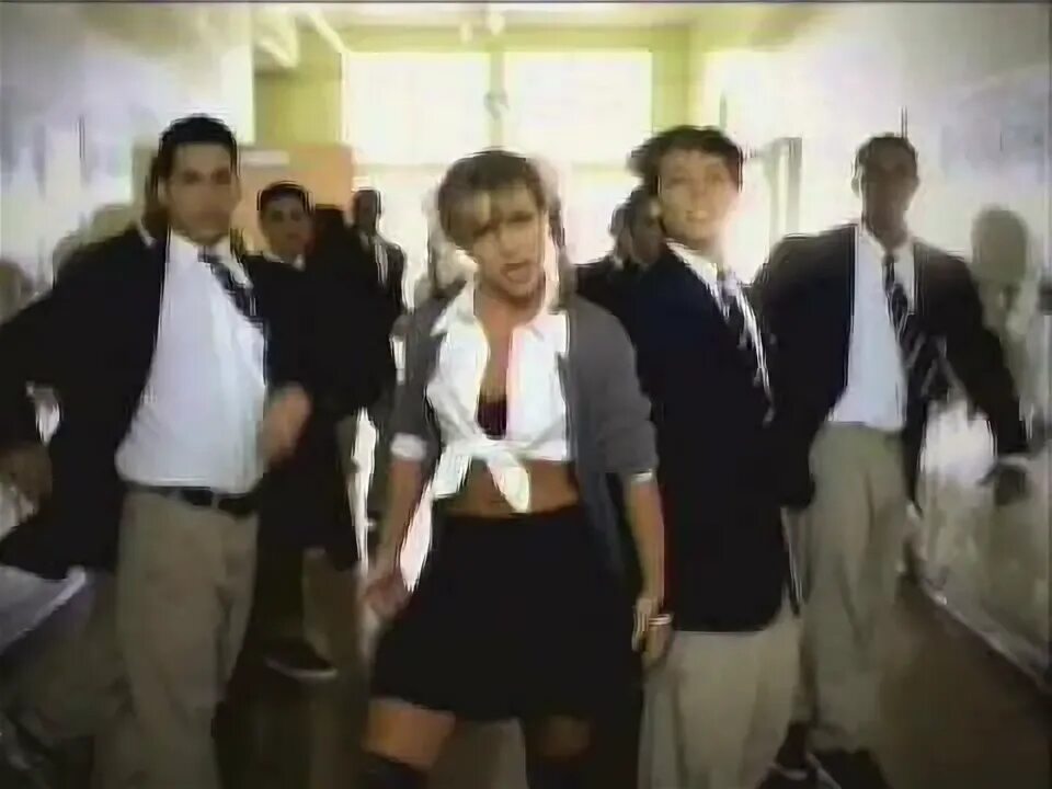 Бритни Спирс в клипе Baby one more time. Britney Spears Baby one more time клип. Hit me Baby one more time. Бритни бейби ван мо тайм