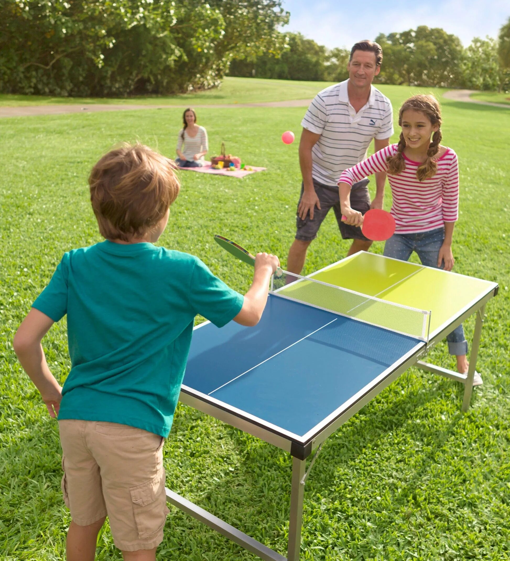 Playing ping