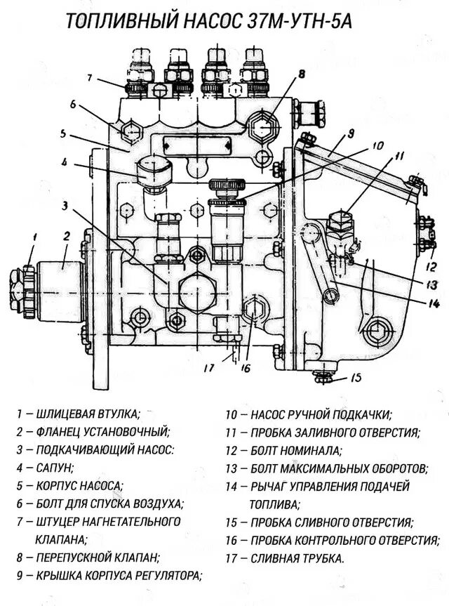 Сколько масла т 40. Насос топливный МТЗ 82 д243 схема. Топливная аппаратура т 40 схема. Схема топливного насоса высокого давления МТЗ 80. ТНВД МТЗ 240 регулировочные винты.