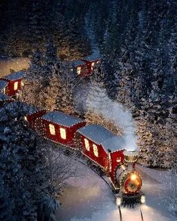 Новогодний поезд фото