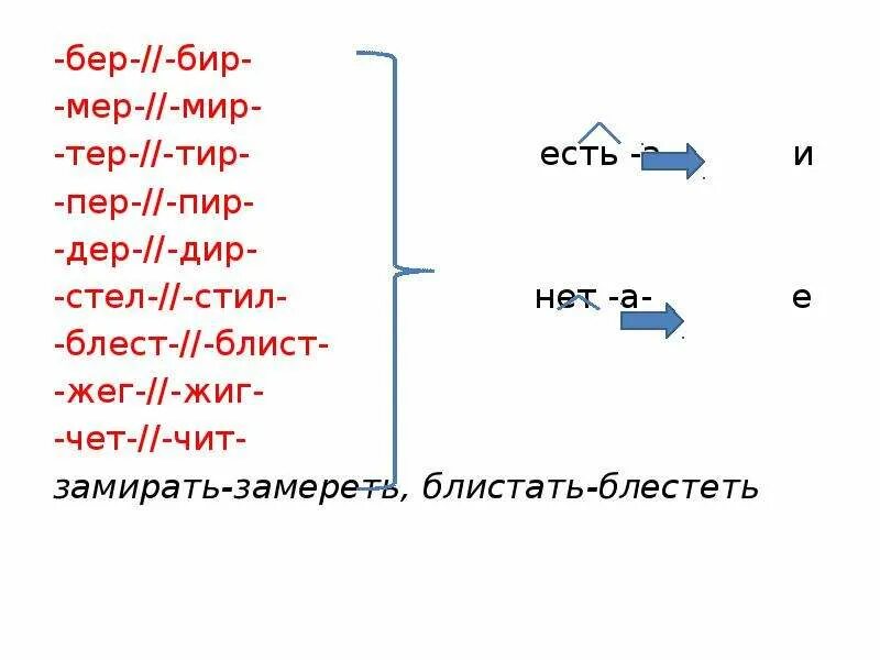 Слова в корне стел. Корни бер бир мер мир. Бер бир тер тир правило. Корни тир тер бир бер мер мир.