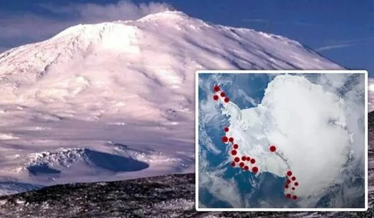 Вулкан Эребус в Антарктиде. Гора Эребус Антарктида. Извержение вулкана Эребус Антарктида. Вулкан Эребус извержение 2011.