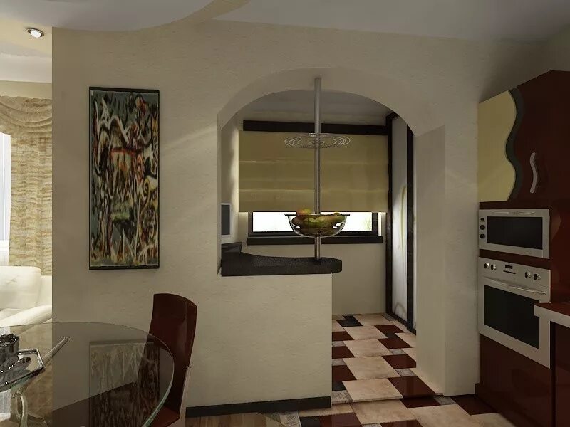 Объединение балкона с кухней. Совмещение кухни с балконом. Кухня гостиная с лоджией. Арка между кухней и балконом.