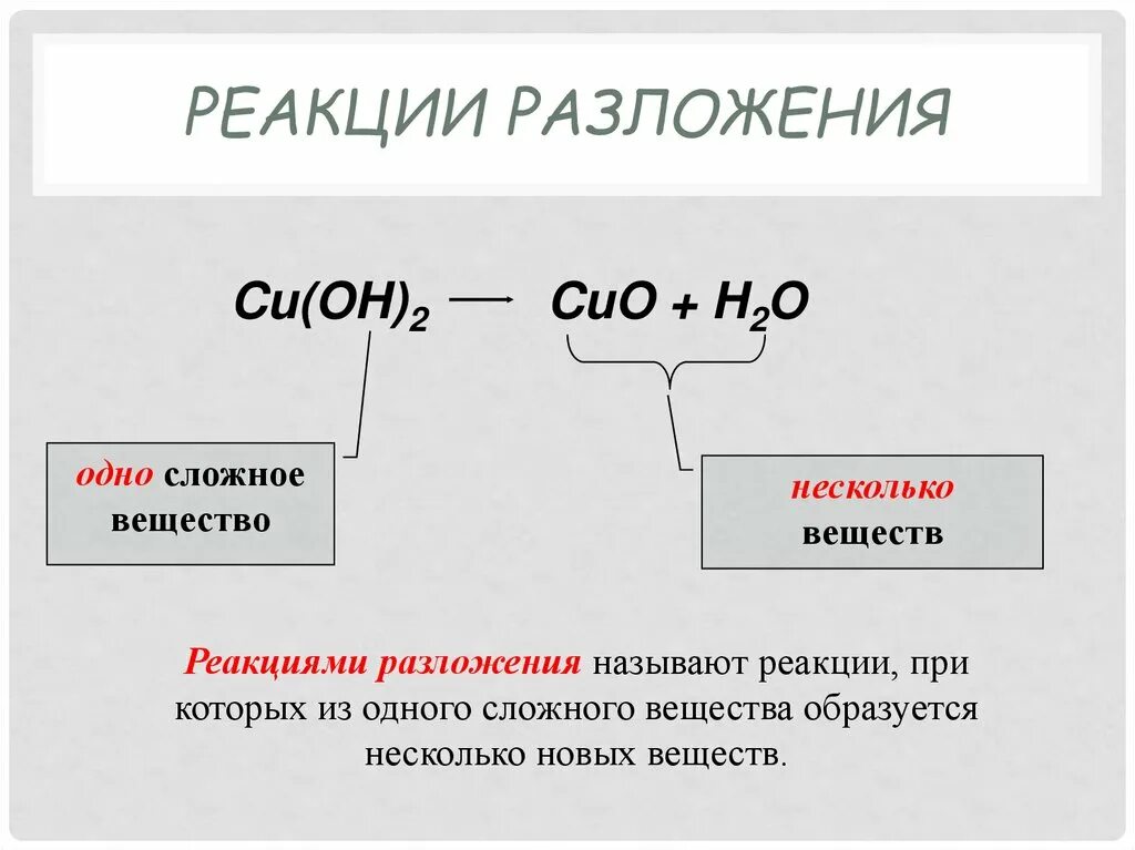 Реакция разложения. Реакция разложения химия 8 класс. Реакция разложения химия примеры. Разложение сложных веществ. Реакция разложения это ответ