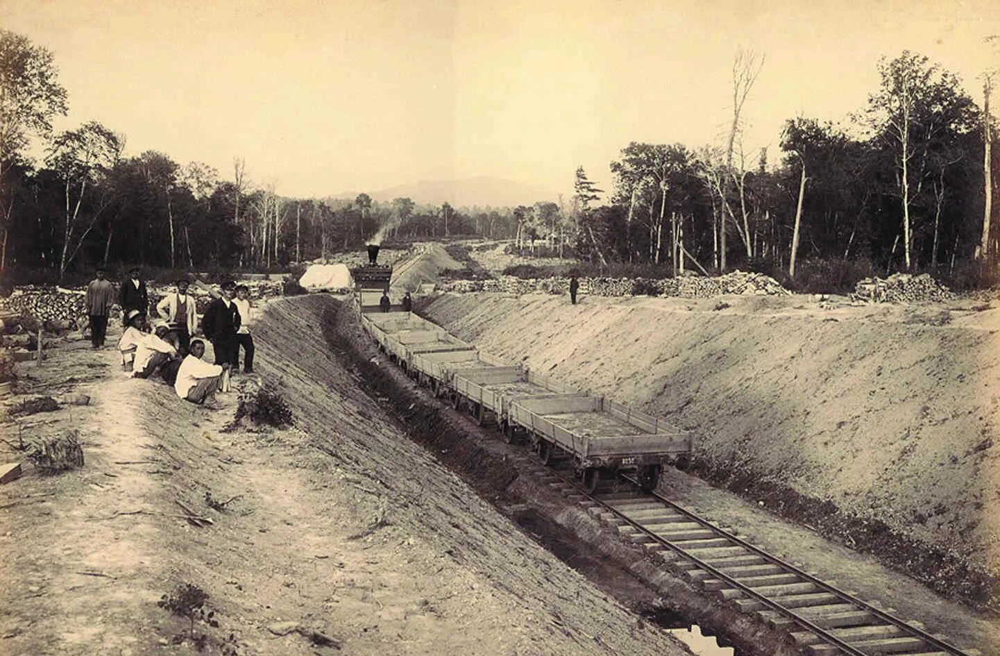 Транссибирская магистраль Уссурийская дорога. Уссурийская дорога (1891—1897). Строительство Уссурийской железной дороги. Станция Бочкарево Уссурийской железной дороги.