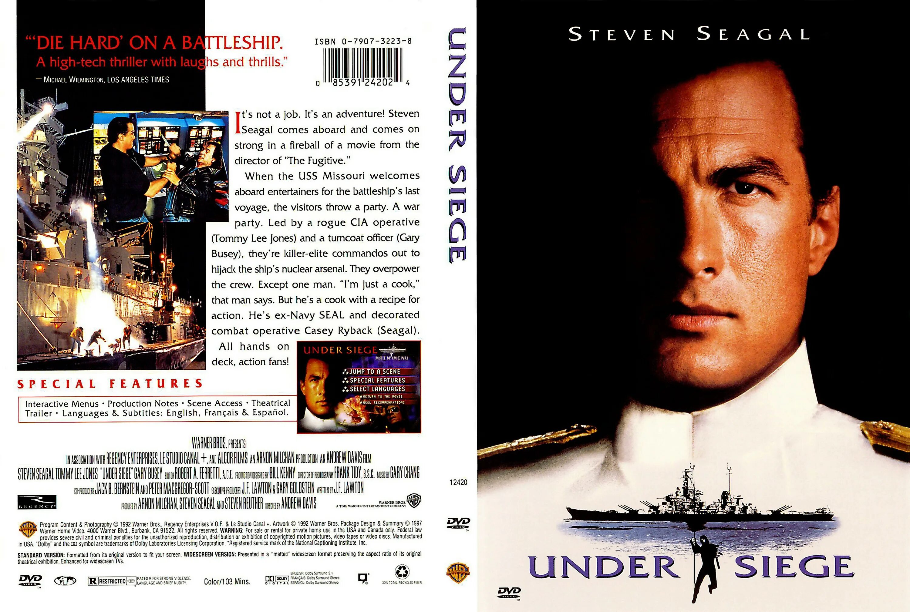 Захват 1992. Under Siege 1992. Steven Seagal в осаде. (1992) В осаде [under Siege] Cover.