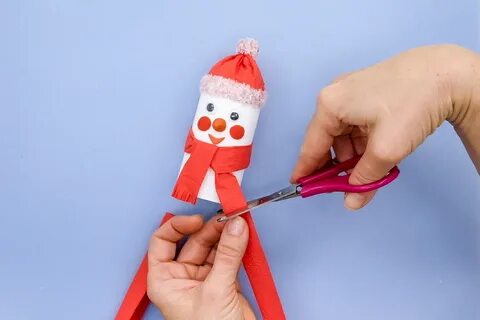 Новогодняя игрушка своими руками из втулки