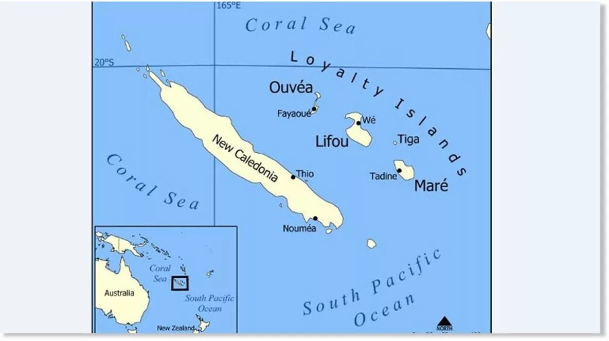 Новая каледония на карте. New Caledonia на карте. Новая Каледония на политической карте.