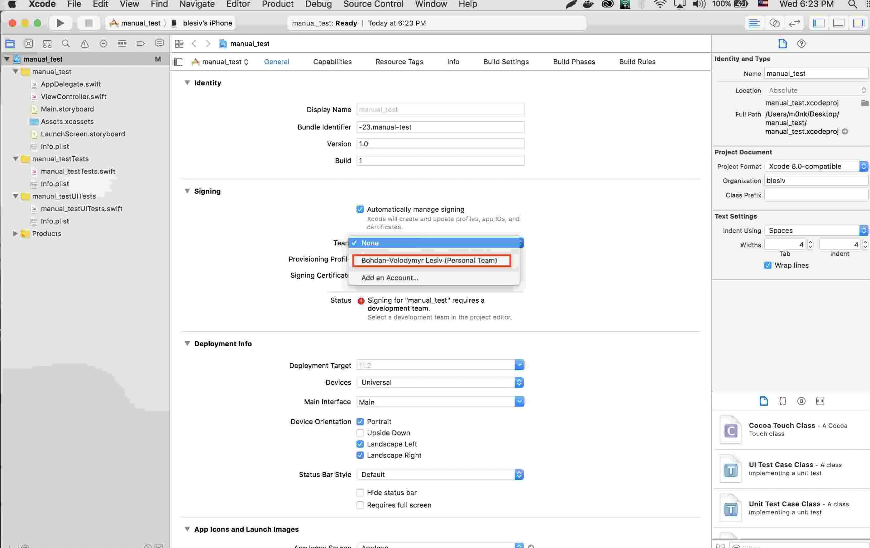 Xcode setting. Simulate location xcode что это.