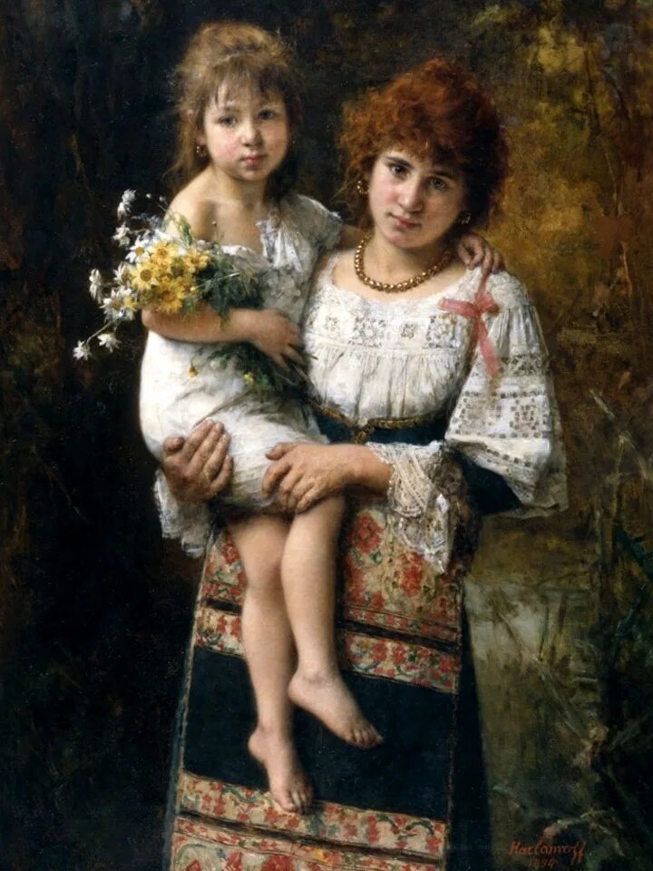 Русские мама и доч
