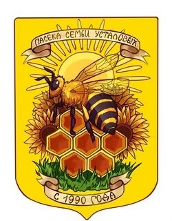 Герб пчелы и улей
