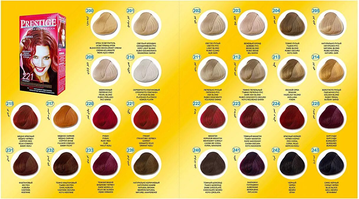 Как выбрать краску ля волос Palette: особенности подбора оттенка и палитра