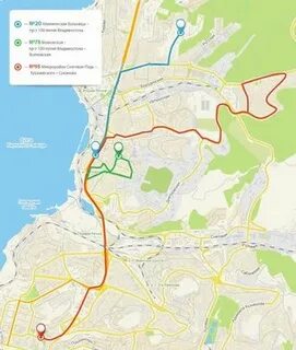 Карта транспорта владивостока
