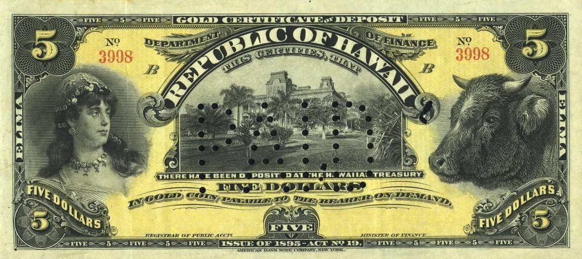 4 5 dollars. Гавайский доллар. Доллар Гавайи. Доллар 1895 года. Валюта гаваския.