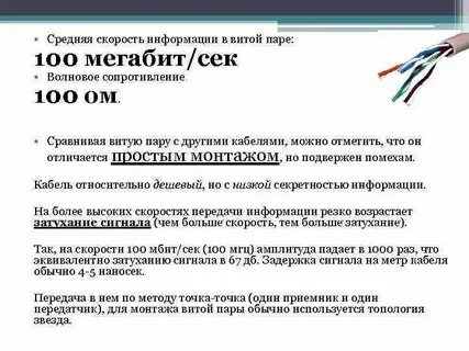 Волновое сопротивление витой пары
