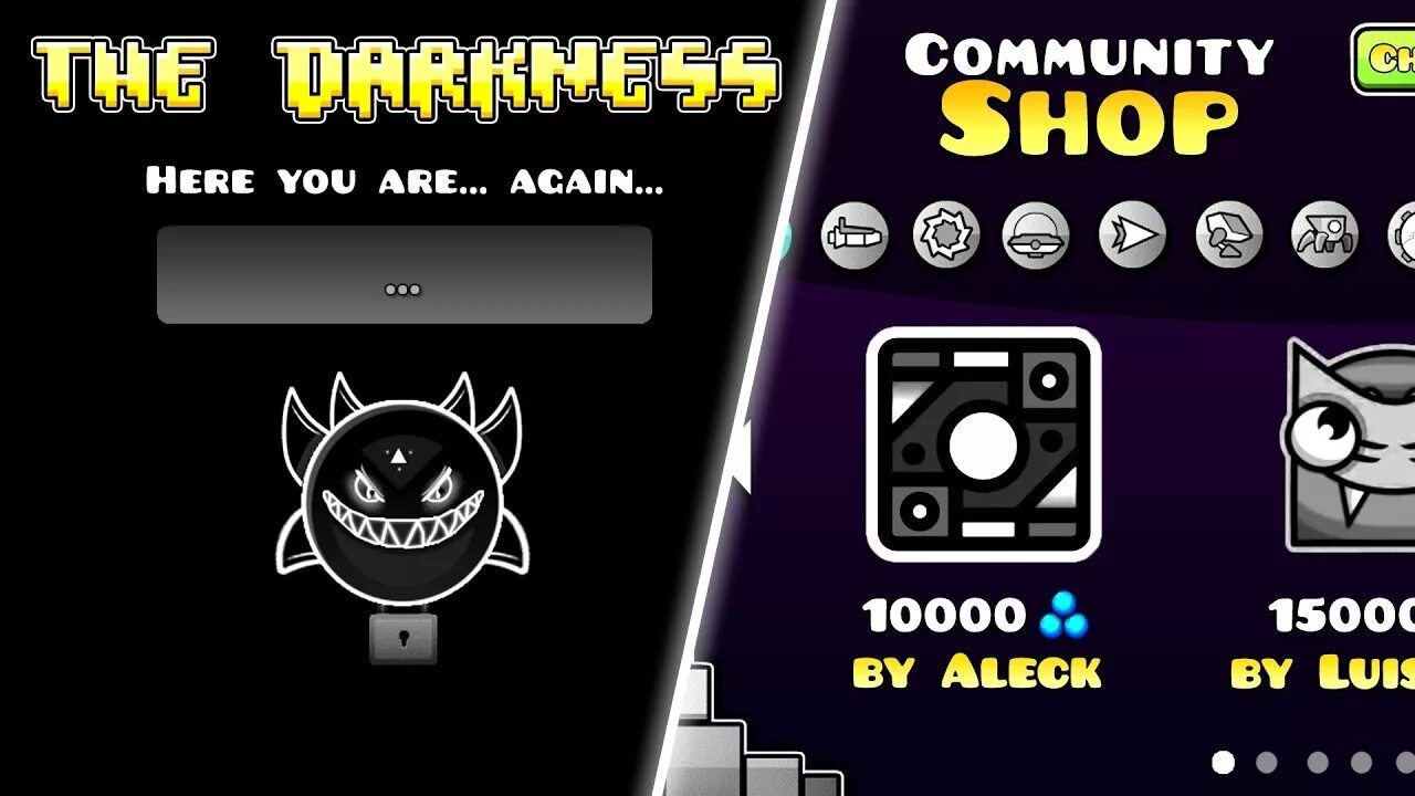 Открытая версия гд 2.2. 2 Секретный магазин Geometry Dash. Geometry Dash 2.2 магазины. Секретный магазин в геометри Даш. Второй магазин в геометри Даш.