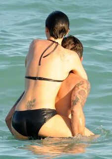 Christina Ricci en bikini en Miami. 