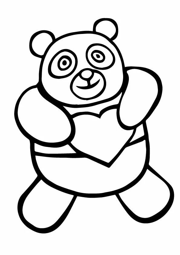 Panda Coloring Pages 100 Pictures Free Printable Panda coloring pages, Bear colo