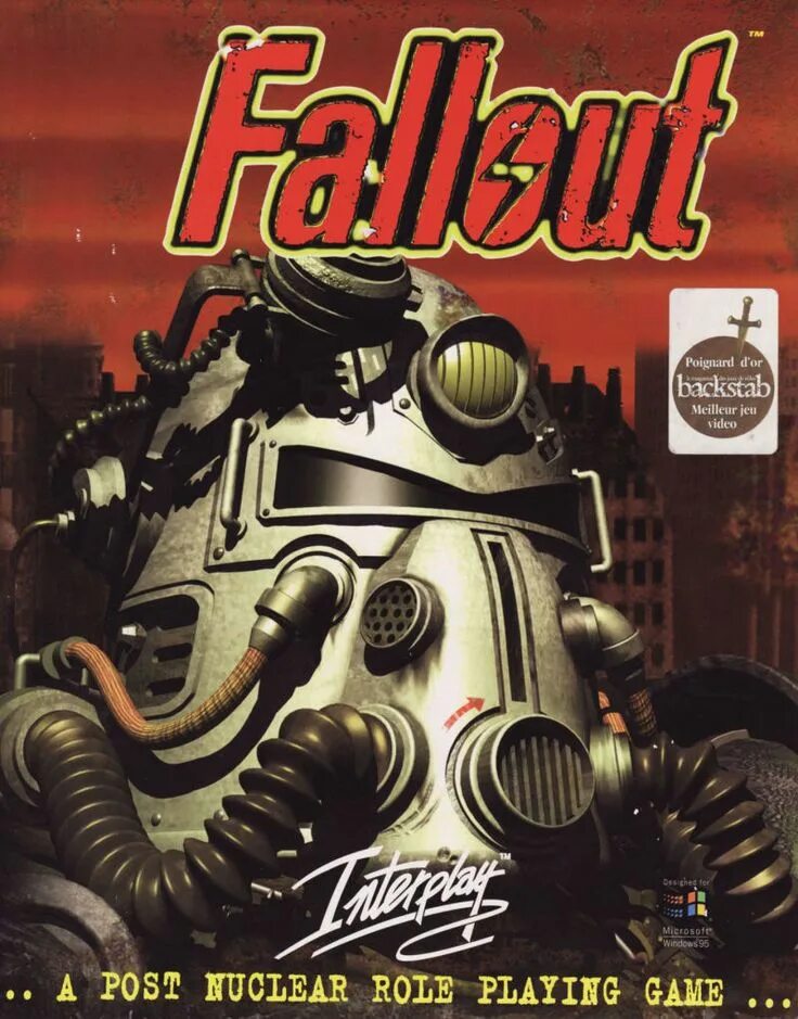 Fallout 1997. Fallout 1 плакат. fallout 1 постер. fallout серия игр 1997. фоллаут 1 обложка.